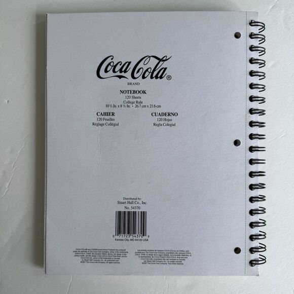 Vintage Coca Cola Coke Soft Drink Folders Spiral Notebook 1997 Memorabilia Qty 4 - Picture 12 of 13